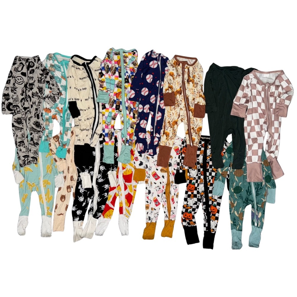 Zippy Onsie Bamboo Bundle - 0/3m-3/6m - Multi Brands